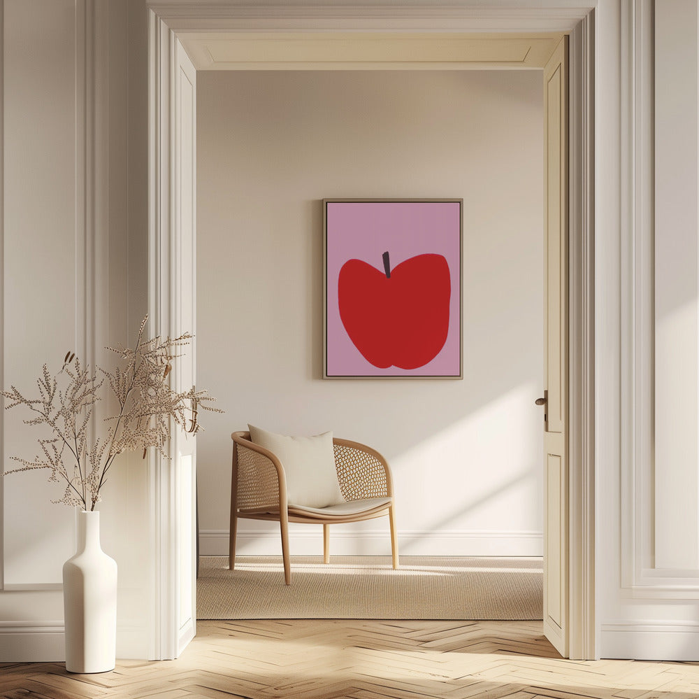 Crimson Simplicity | Poster