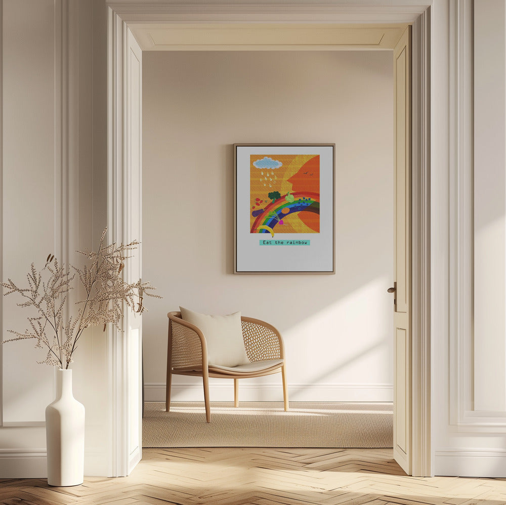 Mangez l'arc-en-ciel | Posters - Affiche Artistique