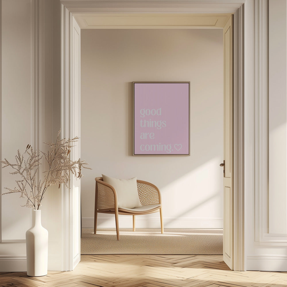 Hopeful Pink Breeze | Poster