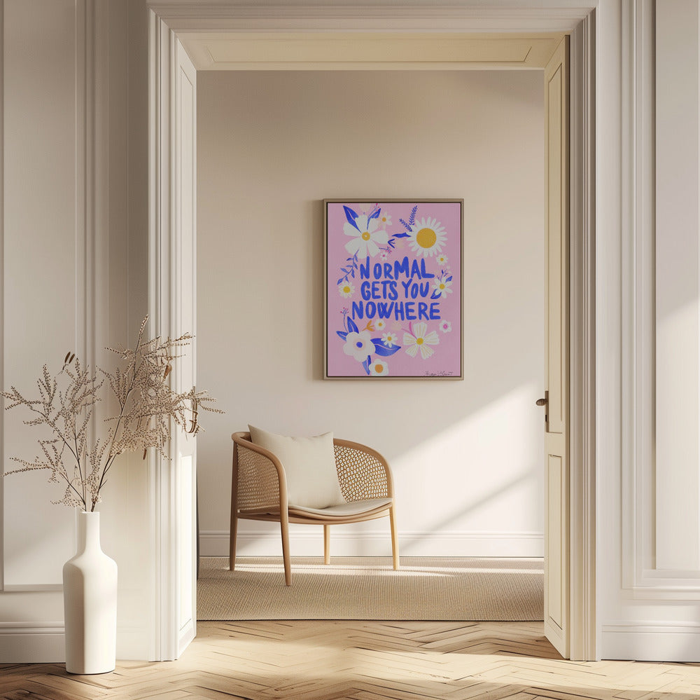 La normalité ne mène nulle part | Posters - Affiche Artistique