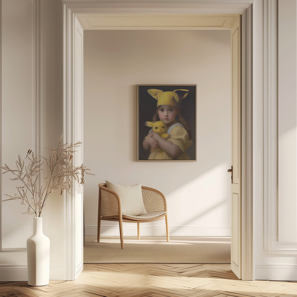 Kawaii lille pige | Plakater - Kunsttryk