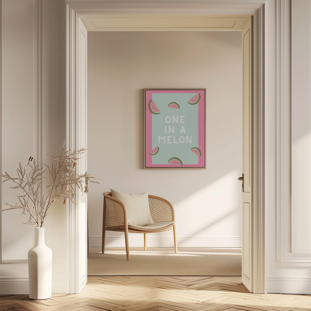 En i en melon | Plakater - Kunsttrykk
