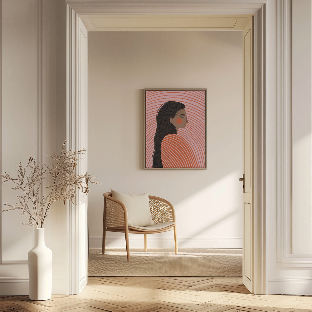 Die Frau mit den Linien | Poster