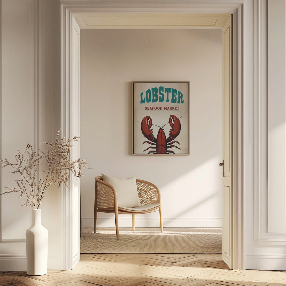 Hummer-Meeresfrüchtemarkt | Poster