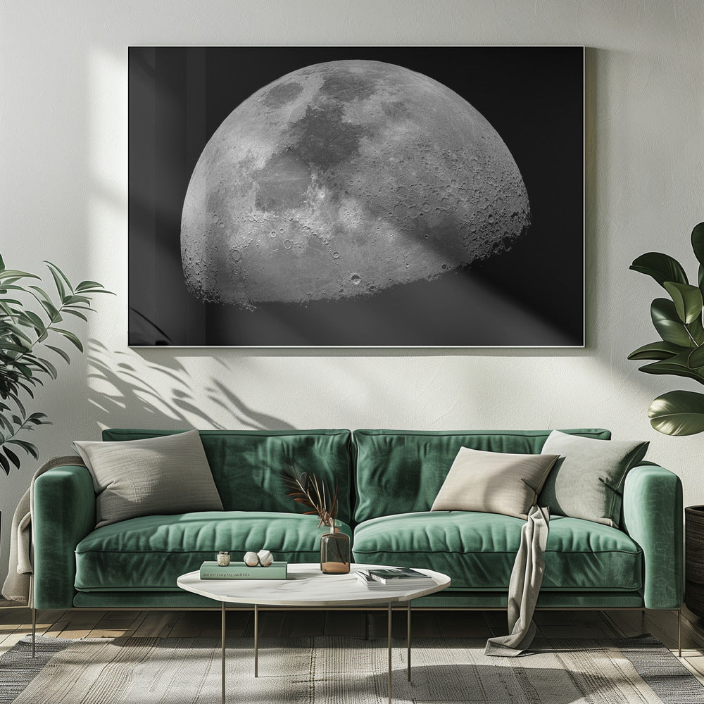 Oh, guarda la luna, splende lassù | Stampe su Tela