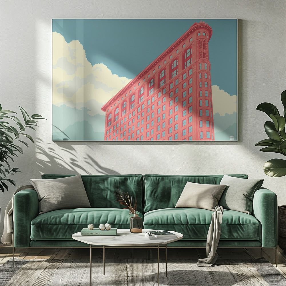 New York Flatiron-bygningen | Lærredsbilleder