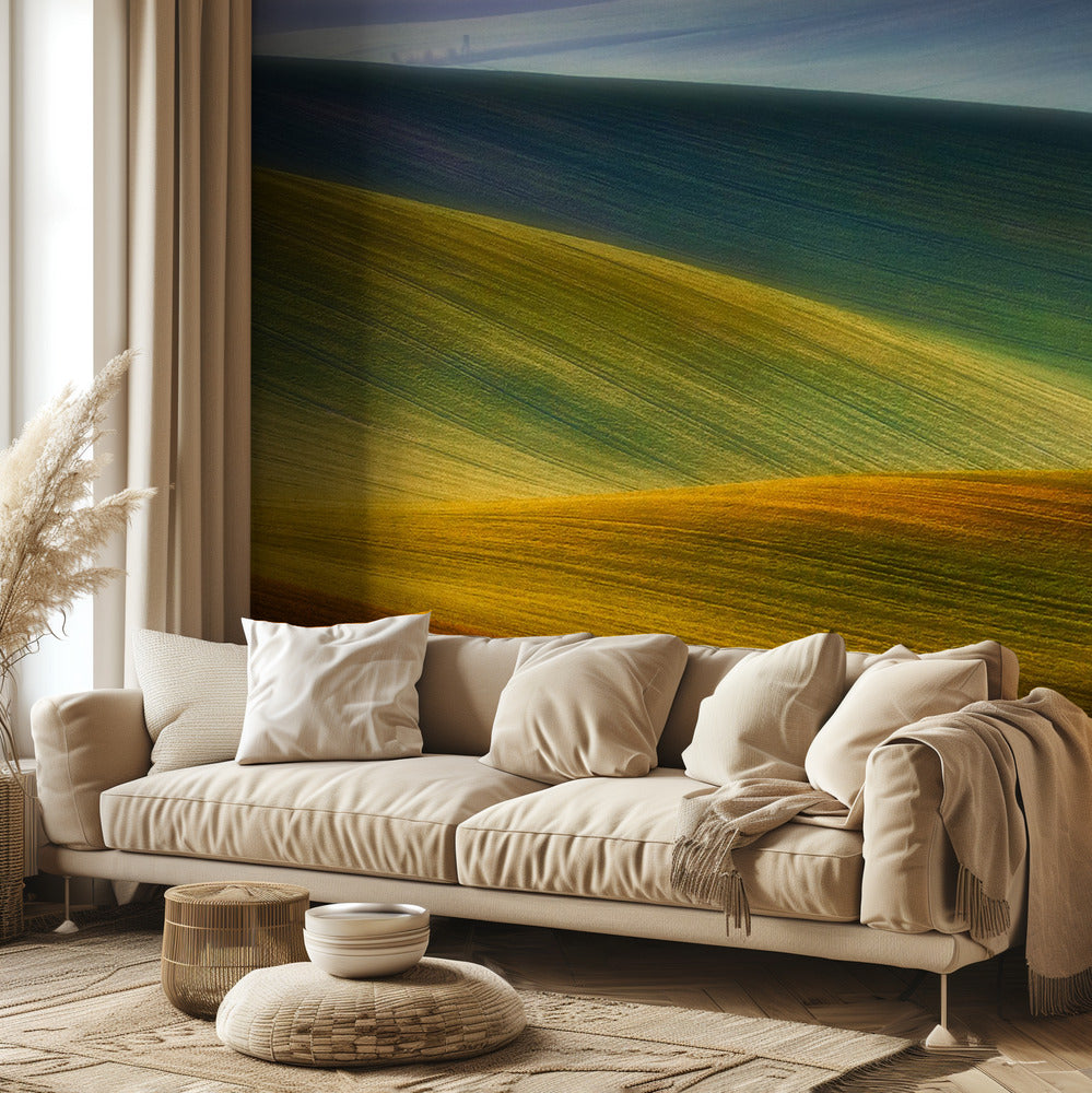 Campos de primavera | Papel Pintado Fotográfico