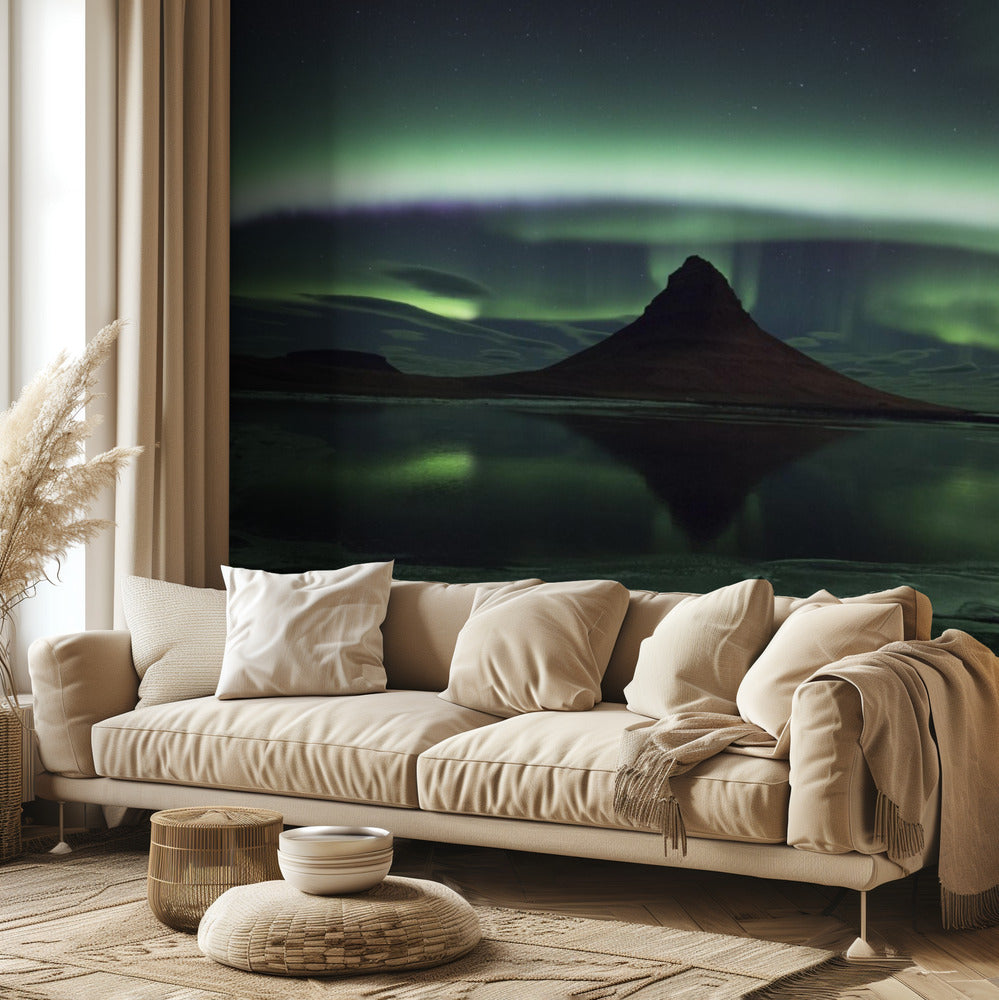 Kirkjufell Aurora | Valokuvatapetit