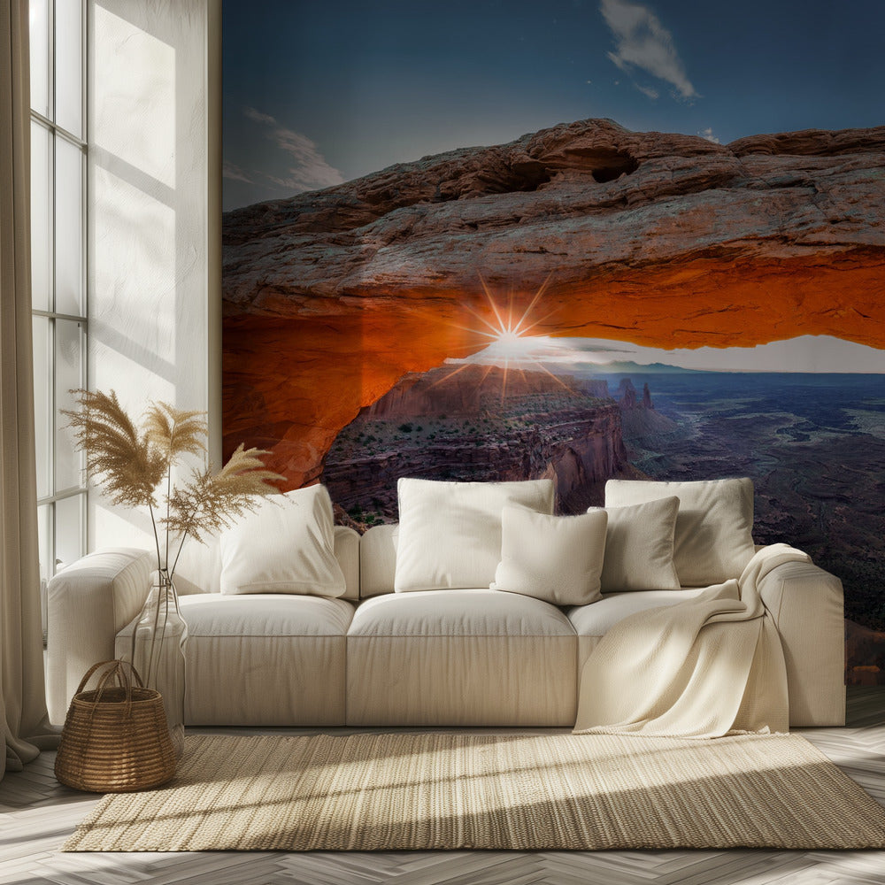 Alba a Mesa Arch | Carta da Parati Fotografica