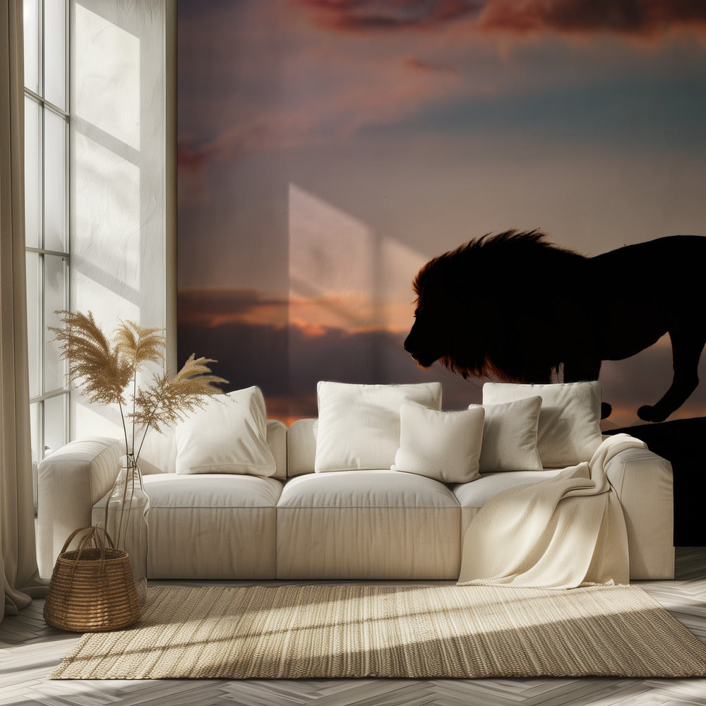 Zachód słońca w Serengeti | Fototapeta