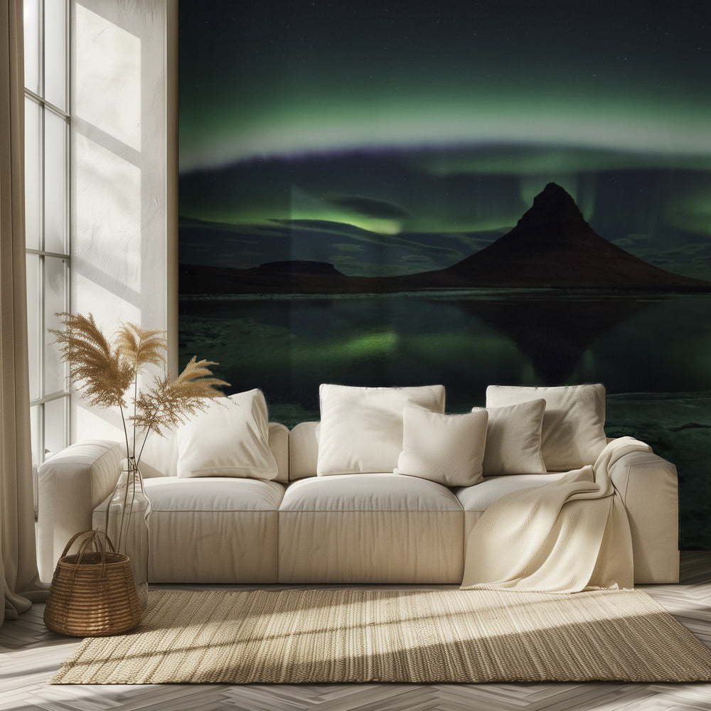 Kirkjufell Aurora | Valokuvatapetit
