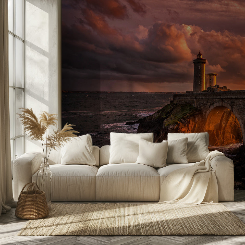 Le soleil est couché | Papier Peint Photo