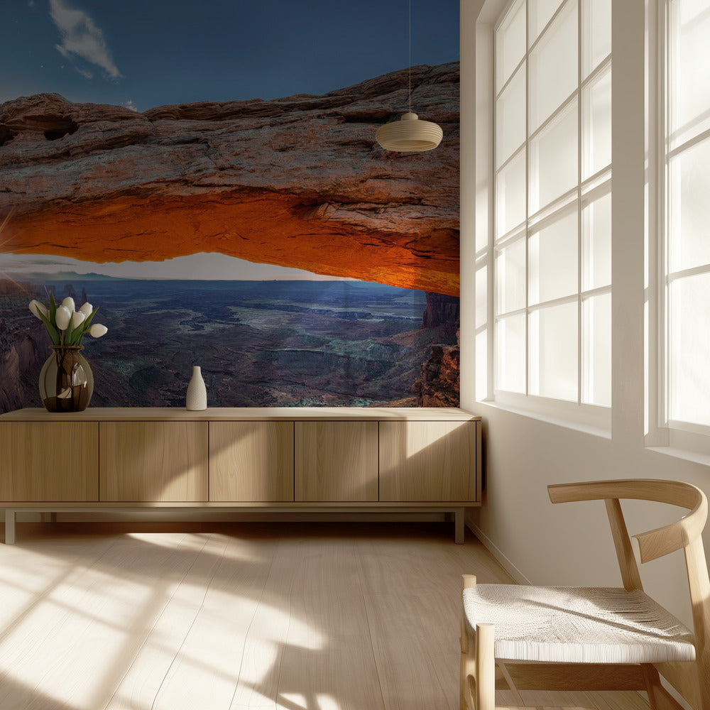 Alba a Mesa Arch | Carta da Parati Fotografica