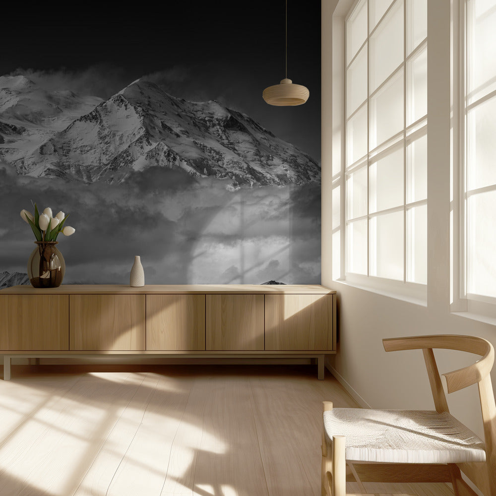 Denali depuis la ligne de crête opposée | Papier Peint Photo