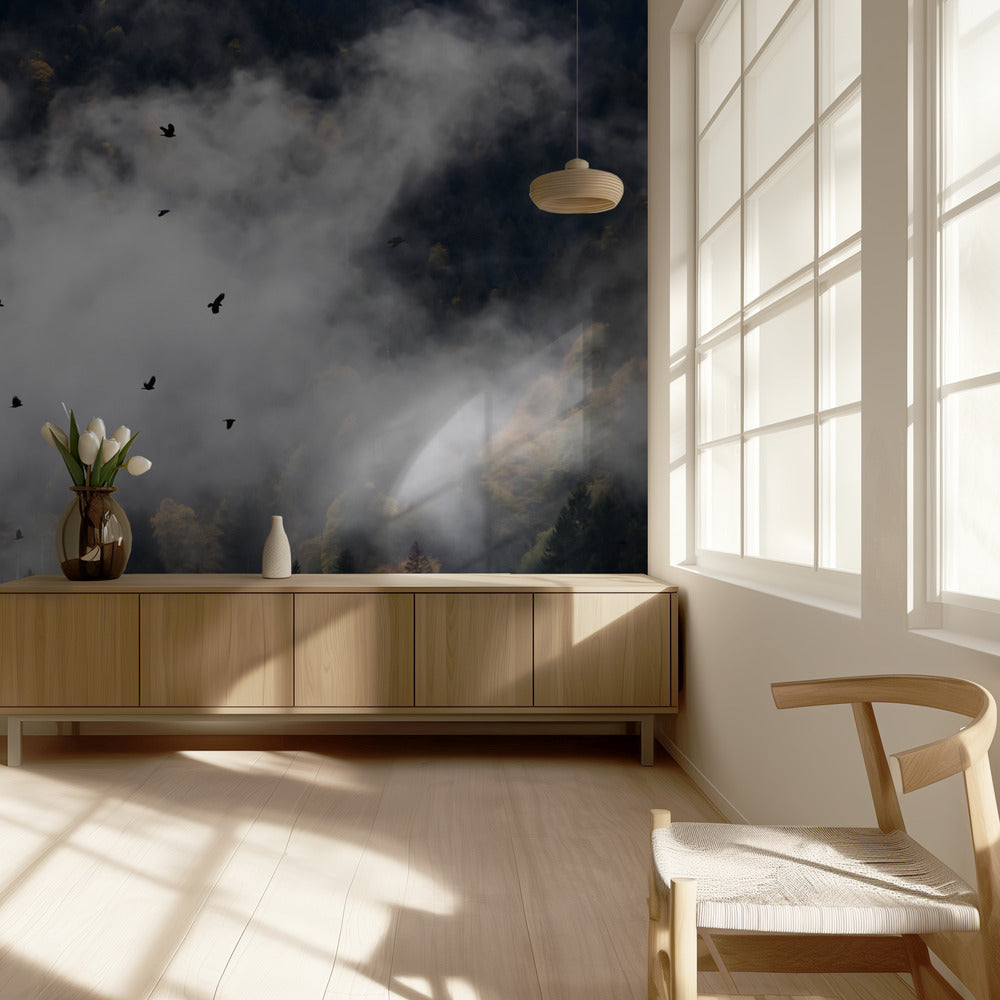 Bois brumeux 8 | Papier Peint Photo