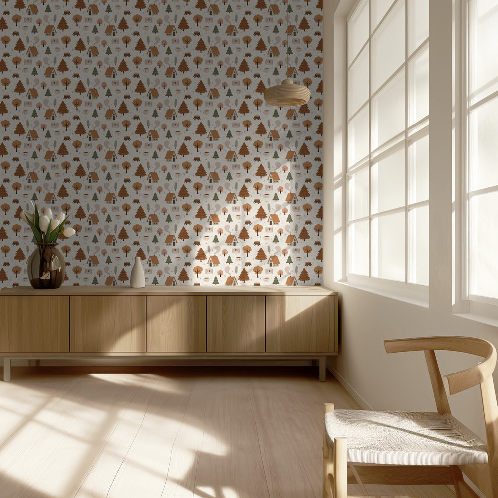 Textura con ambiente otoñal | Papel Pintado Fotográfico