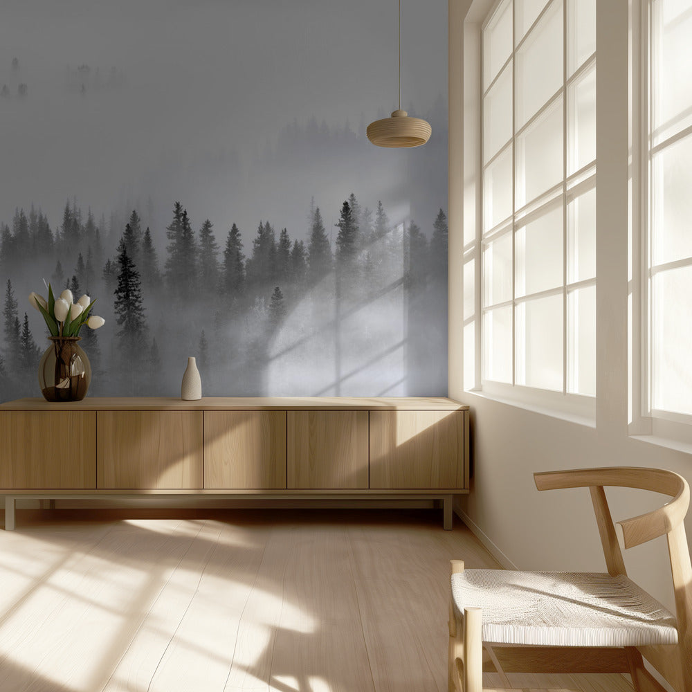 Bosque de niebla | Papel Pintado Fotográfico