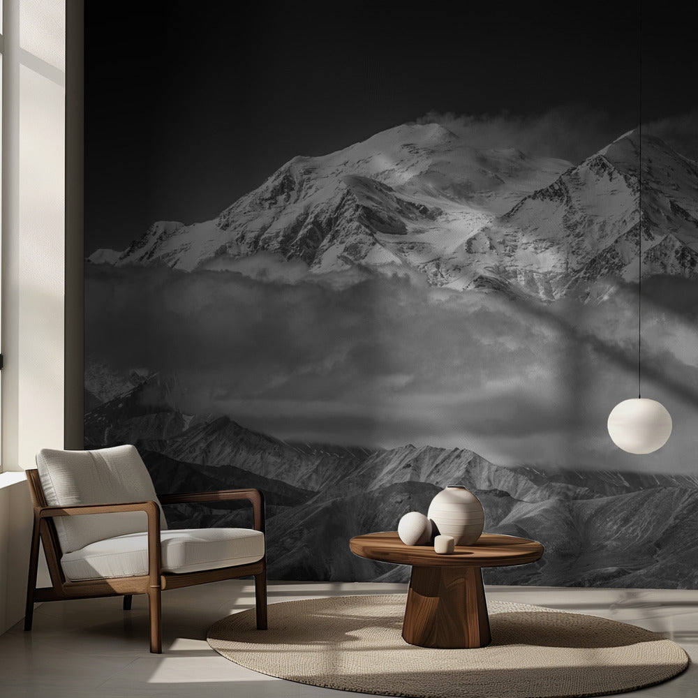 Denali depuis la ligne de crête opposée | Papier Peint Photo