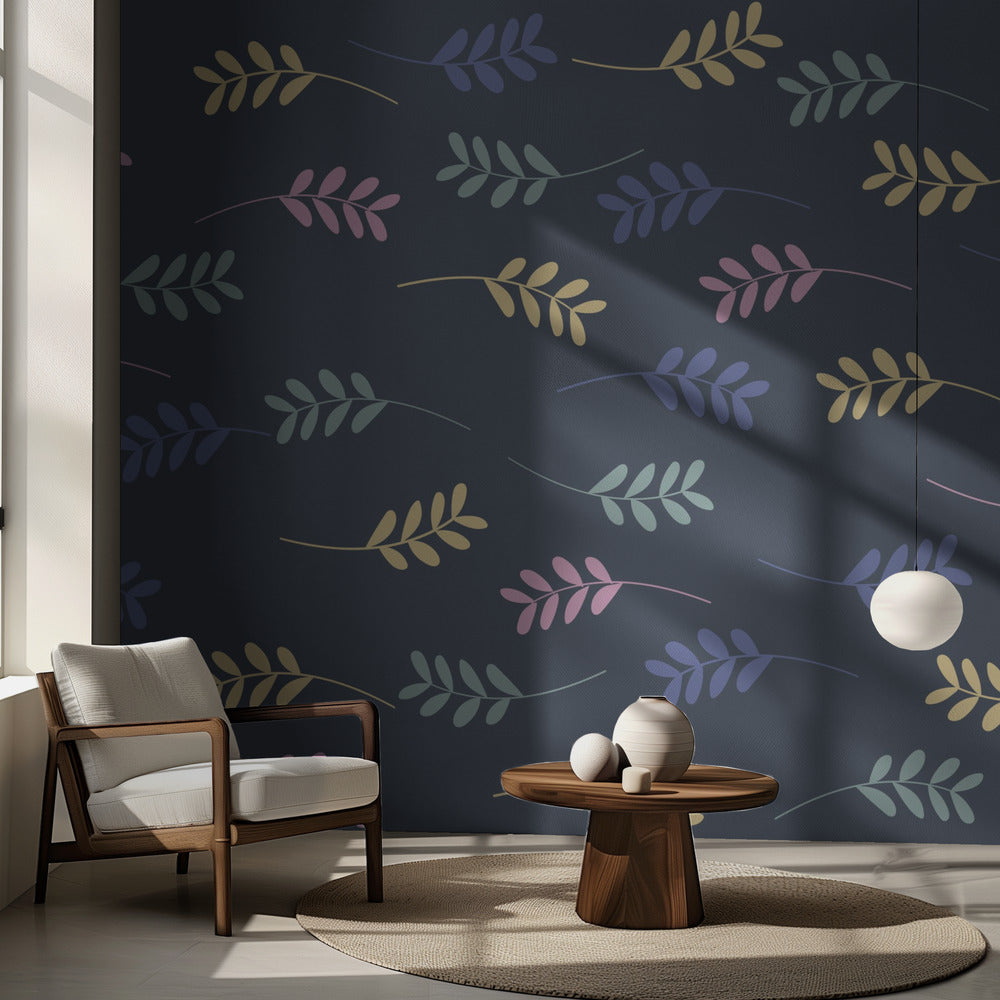 Fleurs scandinaves japonaises 3 | Papier Peint Photo