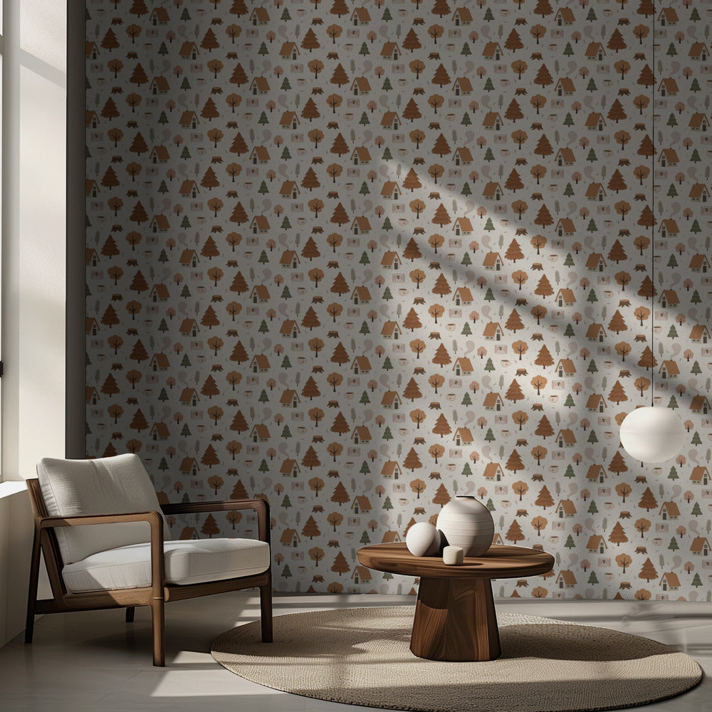 Textura con ambiente otoñal | Papel Pintado Fotográfico