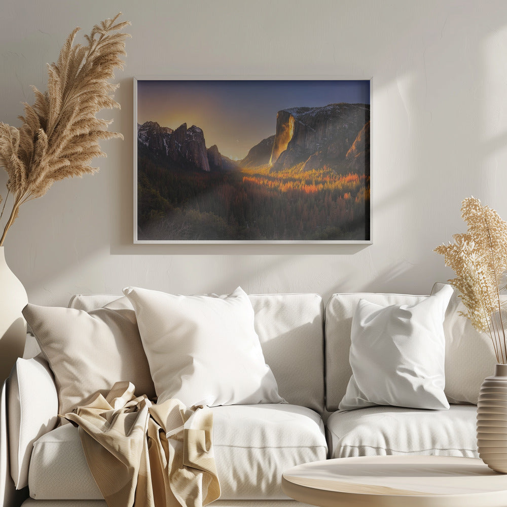 Cascata di fuoco di Yosemite | Poster - Stampe d’Arte