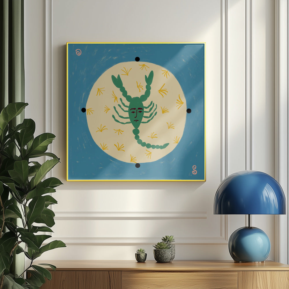 Scorpion With A Human Face | Poster