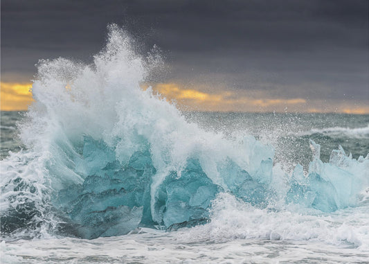 Vague glacée | Papier Peint Photo