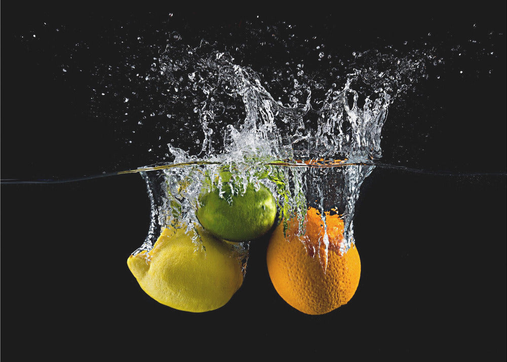 Citrus stænk | Fototapeter