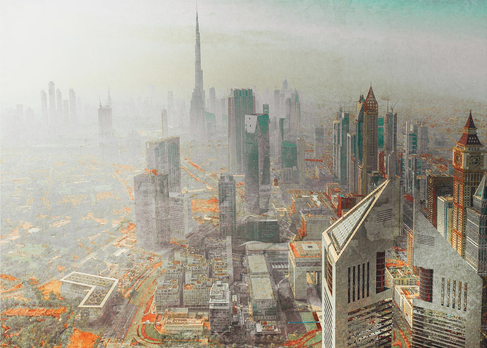Twin Towers - Dubaj | Wydruki na łótnie