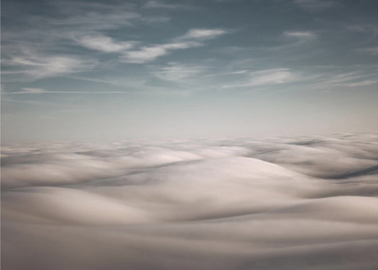 Boven de wolken | Fotobehang