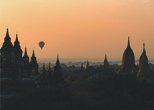 Lever de soleil à Bagan | Papier Peint Photo