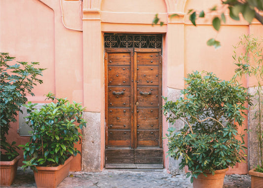 The Trastevere door | Canvas