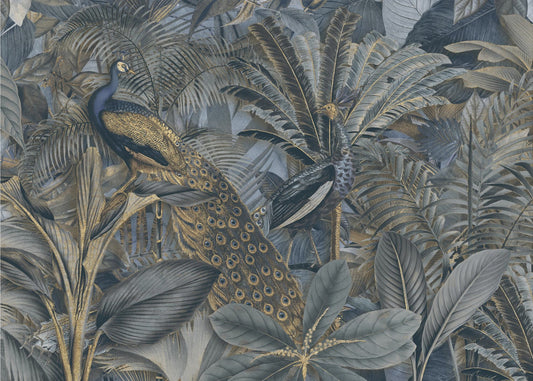 Jardin des oiseaux de la jungle n°3 | Papier Peint Photo