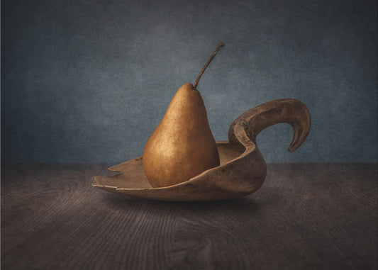 Pear on spoon | Poster