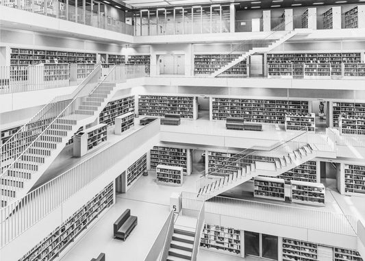 Biblioteka Stuttgart | Fototapeta