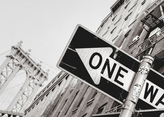 Most Manhattan w jedną stronę | Fototapeta