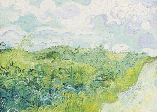 Grønne hveteåkre, Auvers (1890) Av Vincent van Gogh | Lerretsbilder