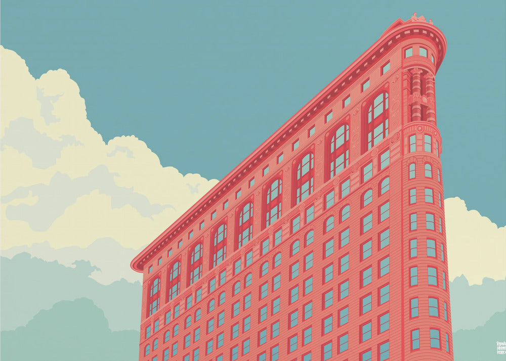 New York Flatiron-bygningen | Lærredsbilleder