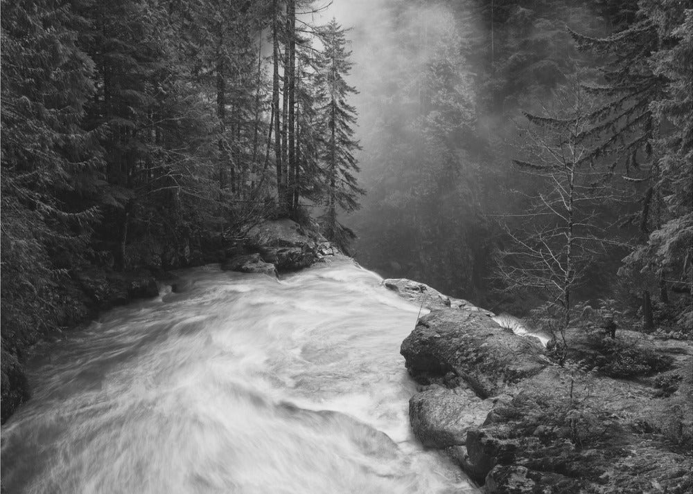 Oltre le cascate | Carta da Parati Fotografica