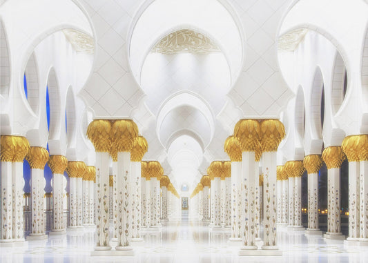 Wit en goud | Posters - Kunstdrukken
