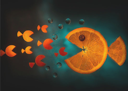 Oranje vis | Posters - Kunstdrukken