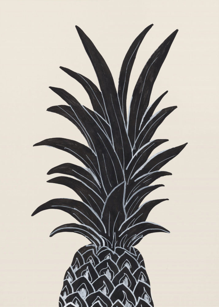 Piña negra | Posters  - Impresiones de Arte