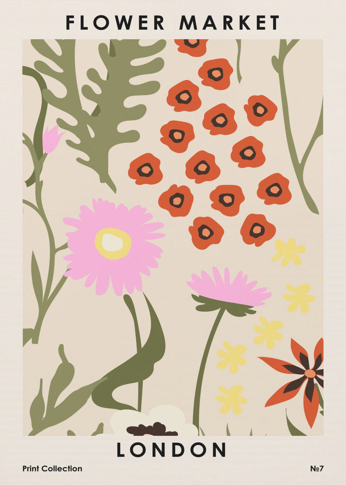 Bloemenmarkt Londen | Canvasprints