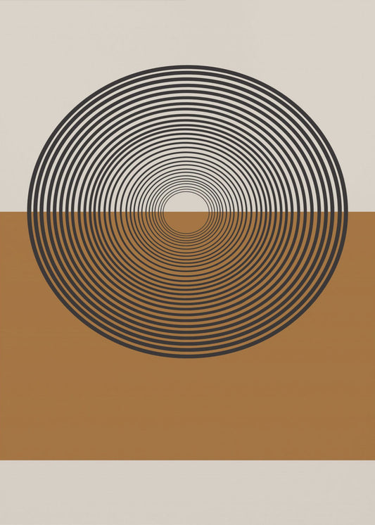 Paysage rétro | Tableaux sur Toile