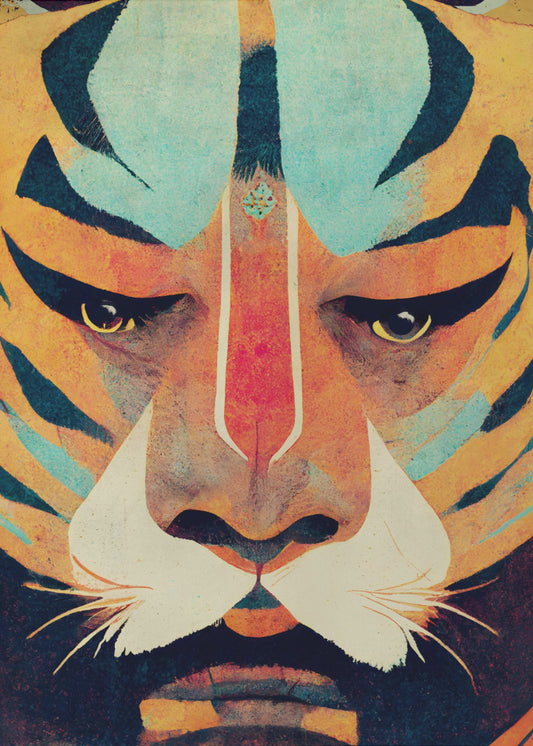 Stærk Tiger | Lærredsbilleder