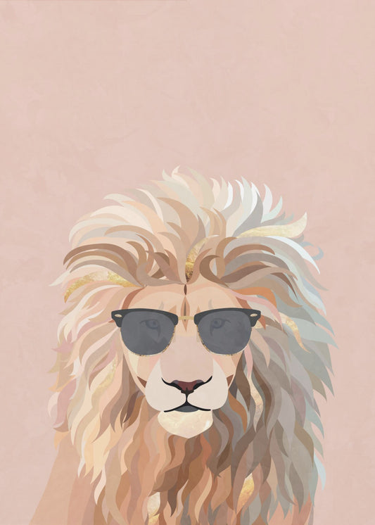 Coole kat leeuw | Canvasprints