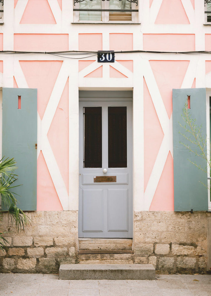 Rue de Cremieux Nummer 30 - Paris | Leinwand-Bilder