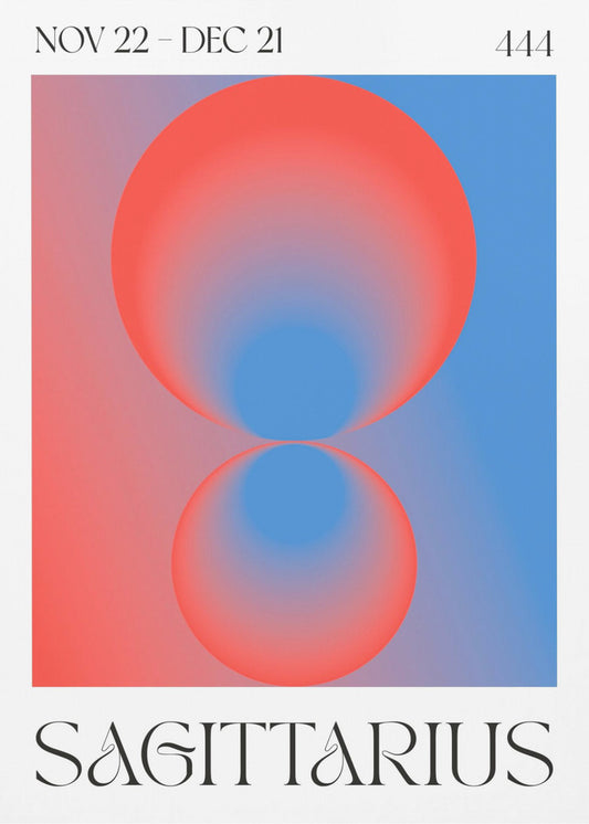 Modern Sagittarius Design | Poster