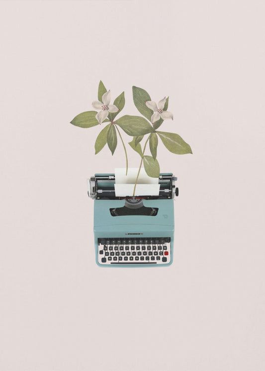 Botanisk skrivmaskin | Canvas