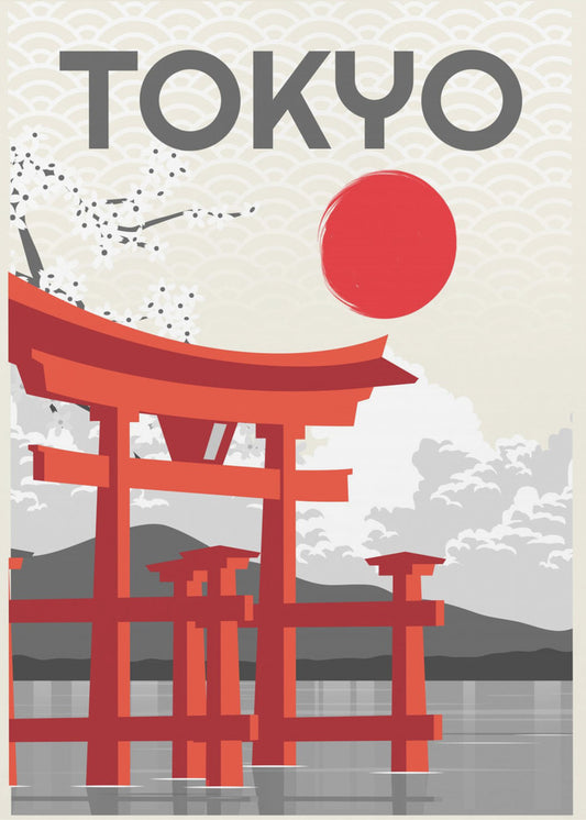 Tokio zon | Canvasprints
